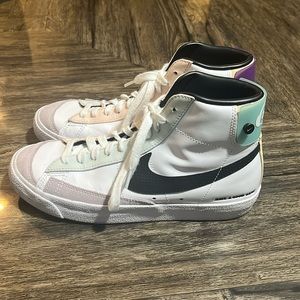 Nike Woman’s Blazer Mid 77 “Have a good game” white womans casual shoes